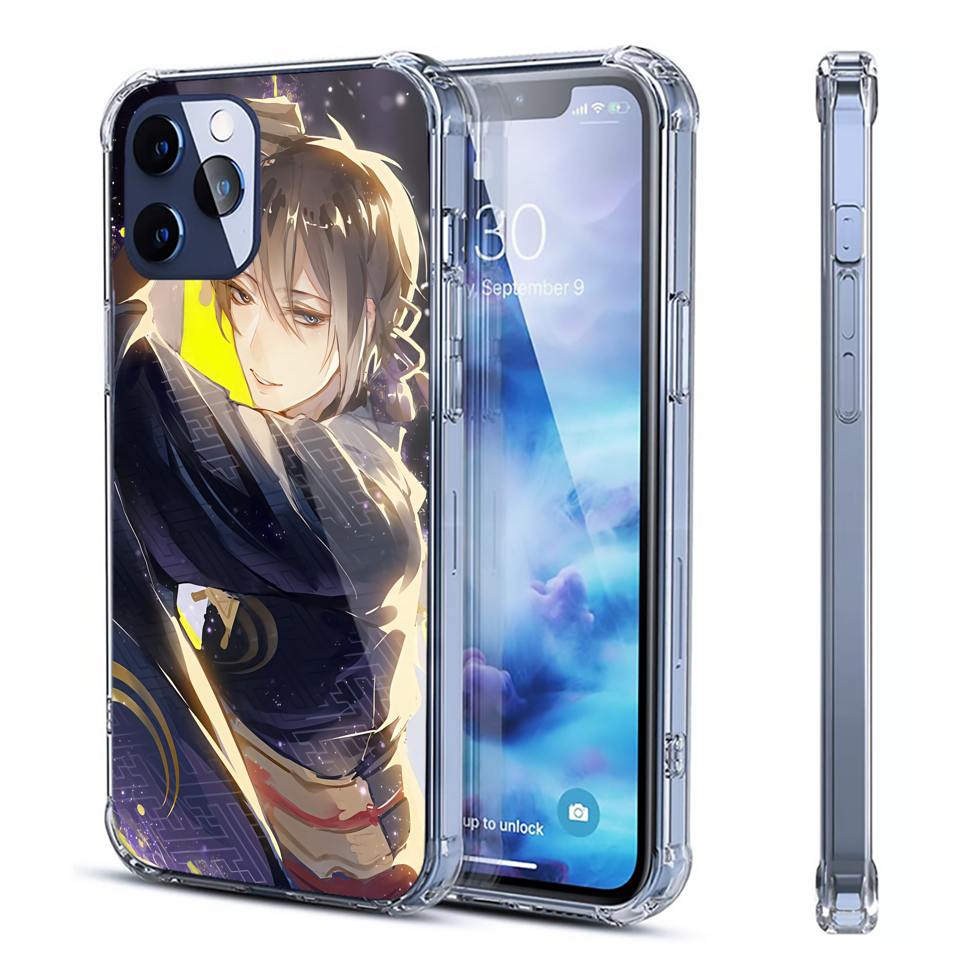 （画像用） 刀剣乱舞 Touken Ranbu 【iPhone 12シリーズ対応】透明スマホケース（クリアソフトケース）
